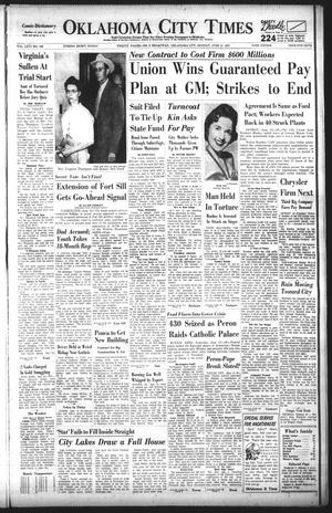 Oklahoma City Times (Oklahoma City, Okla.), Vol. 66, No. 108, Ed. 3 Monday, June 13, 1955