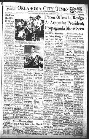 Oklahoma City Times (Oklahoma City, Okla.), Vol. 66, No. 176, Ed. 4 Wednesday, August 31, 1955