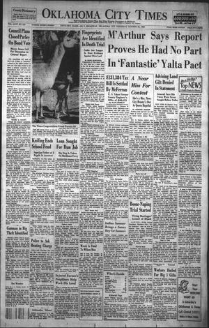Oklahoma City Times (Oklahoma City, Okla.), Vol. 66, No. 219, Ed. 1 Thursday, October 20, 1955