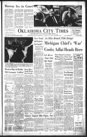 Primary view of object titled 'Oklahoma City Times (Oklahoma City, Okla.), Vol. 66, No. 255, Ed. 1 Friday, December 2, 1955'.
