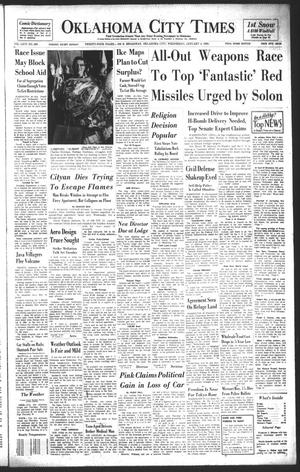 Oklahoma City Times (Oklahoma City, Okla.), Vol. 66, No. 283, Ed. 1 Wednesday, January 4, 1956