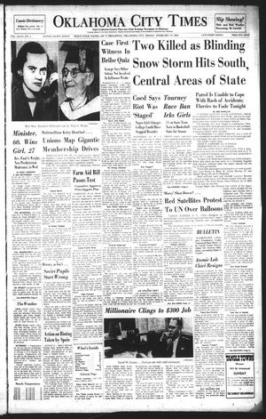 Oklahoma City Times (Oklahoma City, Okla.), Vol. 67, No. 2, Ed. 4 Friday, February 10, 1956