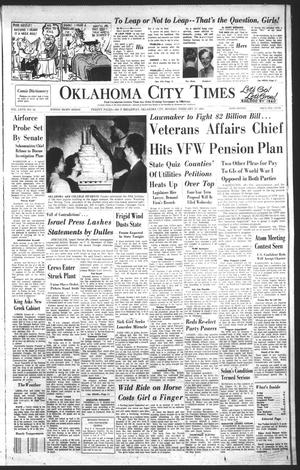 Oklahoma City Times (Oklahoma City, Okla.), Vol. 67, No. 16, Ed. 3 Monday, February 27, 1956