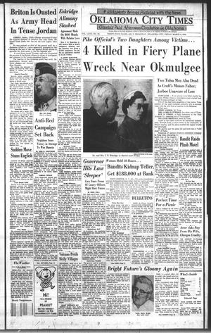Primary view of object titled 'Oklahoma City Times (Oklahoma City, Okla.), Vol. 67, No. 20, Ed. 2 Friday, March 2, 1956'.