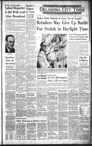 Oklahoma City Times (Oklahoma City, Okla.), Vol. 67, No. 49, Ed. 2 Thursday, April 5, 1956