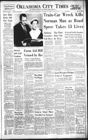 Oklahoma City Times (Oklahoma City, Okla.), Vol. 67, No. 58, Ed. 3 Monday, April 16, 1956