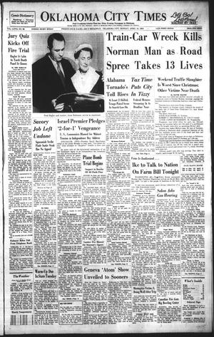 Oklahoma City Times (Oklahoma City, Okla.), Vol. 67, No. 58, Ed. 4 Monday, April 16, 1956
