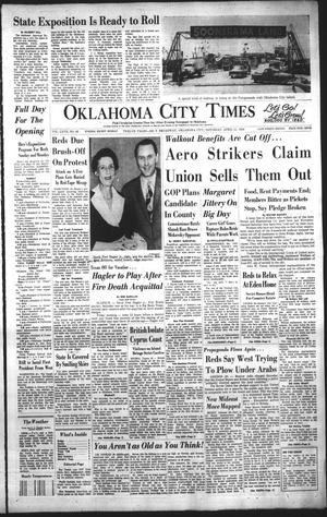 Oklahoma City Times (Oklahoma City, Okla.), Vol. 67, No. 63, Ed. 4 Saturday, April 21, 1956