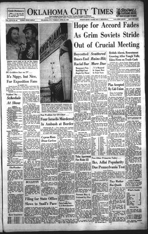 Oklahoma City Times (Oklahoma City, Okla.), Vol. 67, No. 65, Ed. 4 Tuesday, April 24, 1956