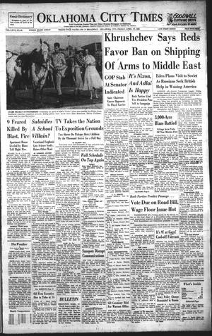 Oklahoma City Times (Oklahoma City, Okla.), Vol. 67, No. 68, Ed. 4 Friday, April 27, 1956