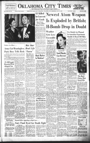 Oklahoma City Times (Oklahoma City, Okla.), Vol. 67, No. 84, Ed. 4 Wednesday, May 16, 1956