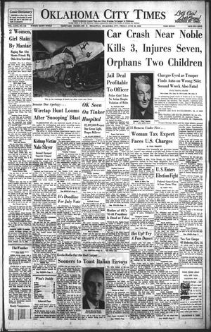 Oklahoma City Times (Oklahoma City, Okla.), Vol. 67, No. 116, Ed. 3 Friday, June 22, 1956