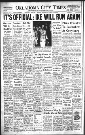 Oklahoma City Times (Oklahoma City, Okla.), Vol. 67, No. 132, Ed. 3 Tuesday, July 10, 1956