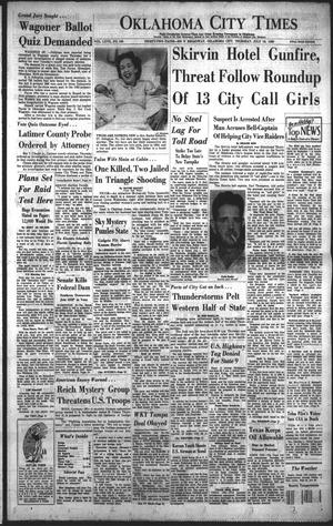 Oklahoma City Times (Oklahoma City, Okla.), Vol. 67, No. 140, Ed. 1 Thursday, July 19, 1956