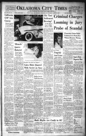 Oklahoma City Times (Oklahoma City, Okla.), Vol. 67, No. 165, Ed. 1 Saturday, August 18, 1956