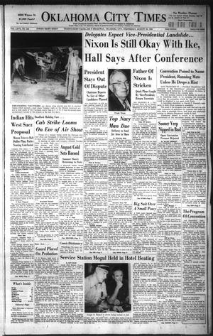 Oklahoma City Times (Oklahoma City, Okla.), Vol. 67, No. 168, Ed. 3 Wednesday, August 22, 1956