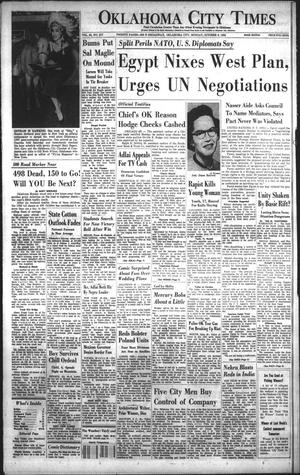 Oklahoma City Times (Oklahoma City, Okla.), Vol. 67, No. 207, Ed. 3 Monday, October 8, 1956