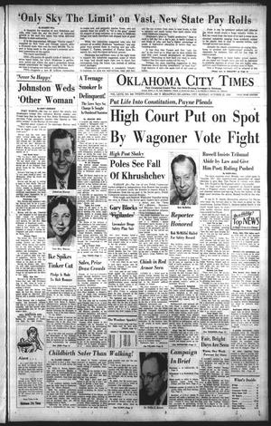 Oklahoma City Times (Oklahoma City, Okla.), Vol. 67, No. 309, Ed. 1 Monday, October 22, 1956