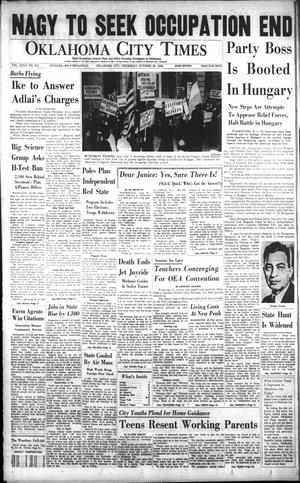 Oklahoma City Times (Oklahoma City, Okla.), Vol. 67, No. 312, Ed. 3 Thursday, October 25, 1956