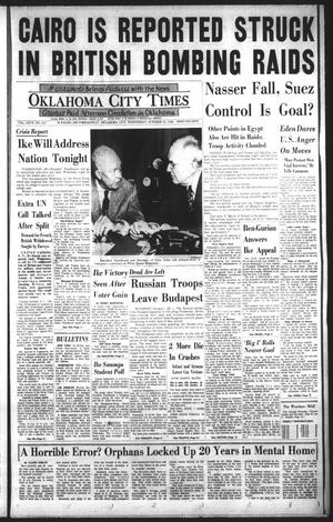 Oklahoma City Times (Oklahoma City, Okla.), Vol. 67, No. 317, Ed. 2 Wednesday, October 31, 1956