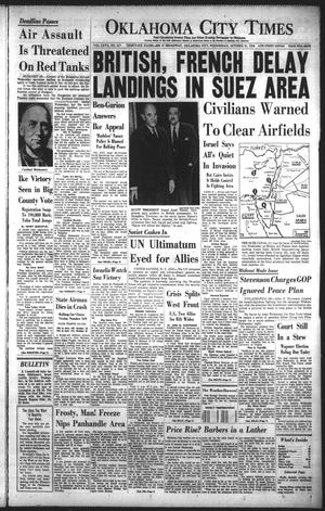 Oklahoma City Times (Oklahoma City, Okla.), Vol. 67, No. 317, Ed. 4 Wednesday, October 31, 1956