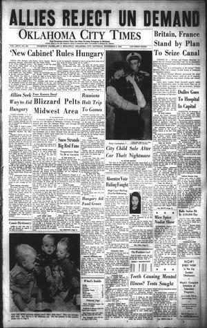 Oklahoma City Times (Oklahoma City, Okla.), Vol. 67, No. 320, Ed. 4 Saturday, November 3, 1956