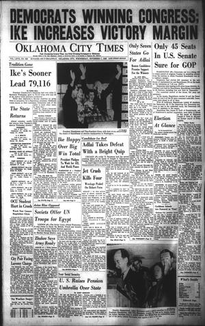 Oklahoma City Times (Oklahoma City, Okla.), Vol. 67, No. 323, Ed. 4 Wednesday, November 7, 1956