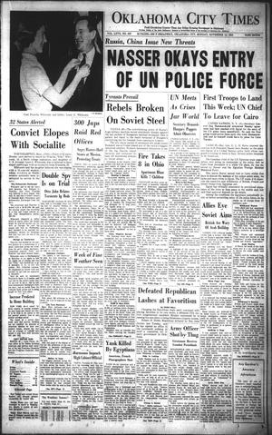 Oklahoma City Times (Oklahoma City, Okla.), Vol. 67, No. 327, Ed. 3 Monday, November 12, 1956