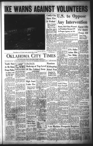 Oklahoma City Times (Oklahoma City, Okla.), Vol. 67, No. 329, Ed. 1 Wednesday, November 14, 1956