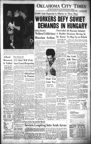 Oklahoma City Times (Oklahoma City, Okla.), Vol. 67, No. 333, Ed. 4 Monday, November 19, 1956