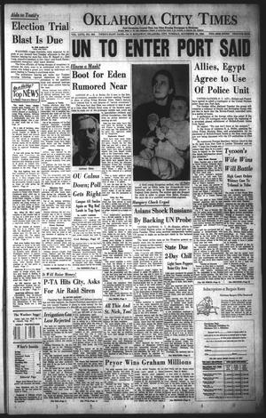 Oklahoma City Times (Oklahoma City, Okla.), Vol. 67, No. 334, Ed. 1 Tuesday, November 20, 1956