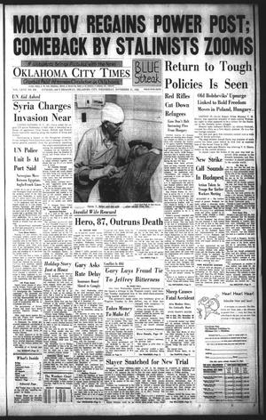 Oklahoma City Times (Oklahoma City, Okla.), Vol. 67, No. 335, Ed. 2 Wednesday, November 21, 1956