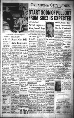 Oklahoma City Times (Oklahoma City, Okla.), Vol. 67, No. 343, Ed. 4 Friday, November 30, 1956
