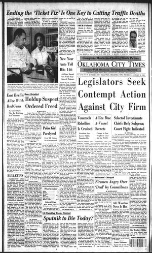 Oklahoma City Times (Oklahoma City, Okla.), Vol. 68, No. 281, Ed. 2 Thursday, January 2, 1958