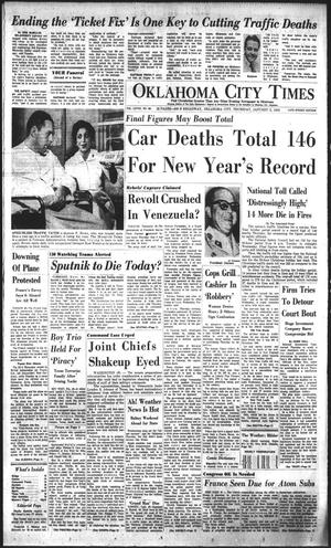 Oklahoma City Times (Oklahoma City, Okla.), Vol. 68, No. 281, Ed. 4 Thursday, January 2, 1958