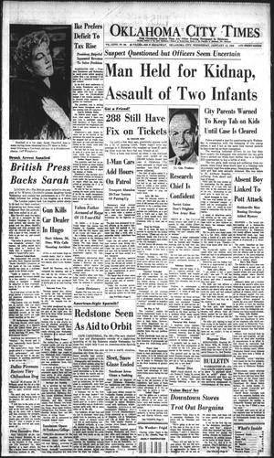 Oklahoma City Times (Oklahoma City, Okla.), Vol. 68, No. 292, Ed. 4 Wednesday, January 15, 1958