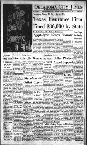 Oklahoma City Times (Oklahoma City, Okla.), Vol. 68, No. 302, Ed. 3 Monday, January 27, 1958
