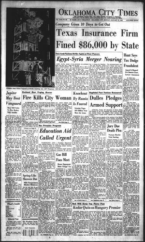 Oklahoma City Times (Oklahoma City, Okla.), Vol. 68, No. 302, Ed. 4 Monday, January 27, 1958