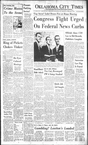 Oklahoma City Times (Oklahoma City, Okla.), Vol. 68, No. 311, Ed. 4 Thursday, February 6, 1958