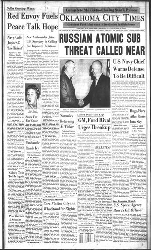Oklahoma City Times (Oklahoma City, Okla.), Vol. 68, No. 312, Ed. 2 Friday, February 7, 1958