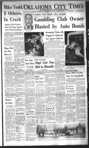 Oklahoma City Times (Oklahoma City, Okla.), Vol. 69, No. 37, Ed. 1 Saturday, March 22, 1958