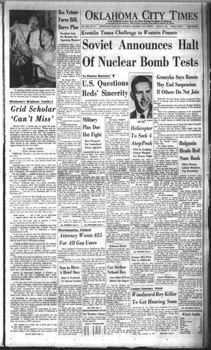 Oklahoma City Times (Oklahoma City, Okla.), Vol. 69, No. 44, Ed. 3 Monday, March 31, 1958