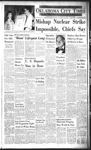 Oklahoma City Times (Oklahoma City, Okla.), Vol. 69, No. 61, Ed. 2 Saturday, April 19, 1958