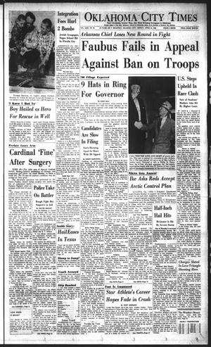 Oklahoma City Times (Oklahoma City, Okla.), Vol. 69, No. 68, Ed. 1 Monday, April 28, 1958