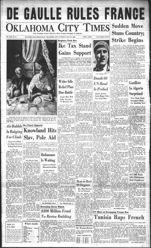 Oklahoma City Times (Oklahoma City, Okla.), Vol. 69, No. 93, Ed. 4 Tuesday, May 27, 1958