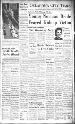 Oklahoma City Times (Oklahoma City, Okla.), Vol. 69, No. 104, Ed. 3 Monday, June 9, 1958