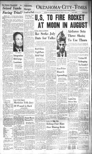 Oklahoma City Times (Oklahoma City, Okla.), Vol. 69, No. 105, Ed. 3 Tuesday, June 10, 1958
