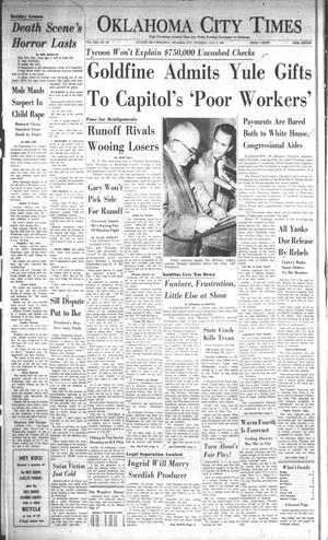 Oklahoma City Times (Oklahoma City, Okla.), Vol. 69, No. 125, Ed. 3 Thursday, July 3, 1958