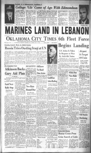 Oklahoma City Times (Oklahoma City, Okla.), Vol. 69, No. 135, Ed. 3 Tuesday, July 15, 1958