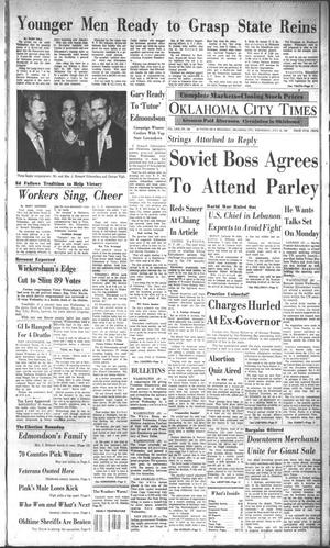 Oklahoma City Times (Oklahoma City, Okla.), Vol. 69, No. 142, Ed. 2 Wednesday, July 23, 1958